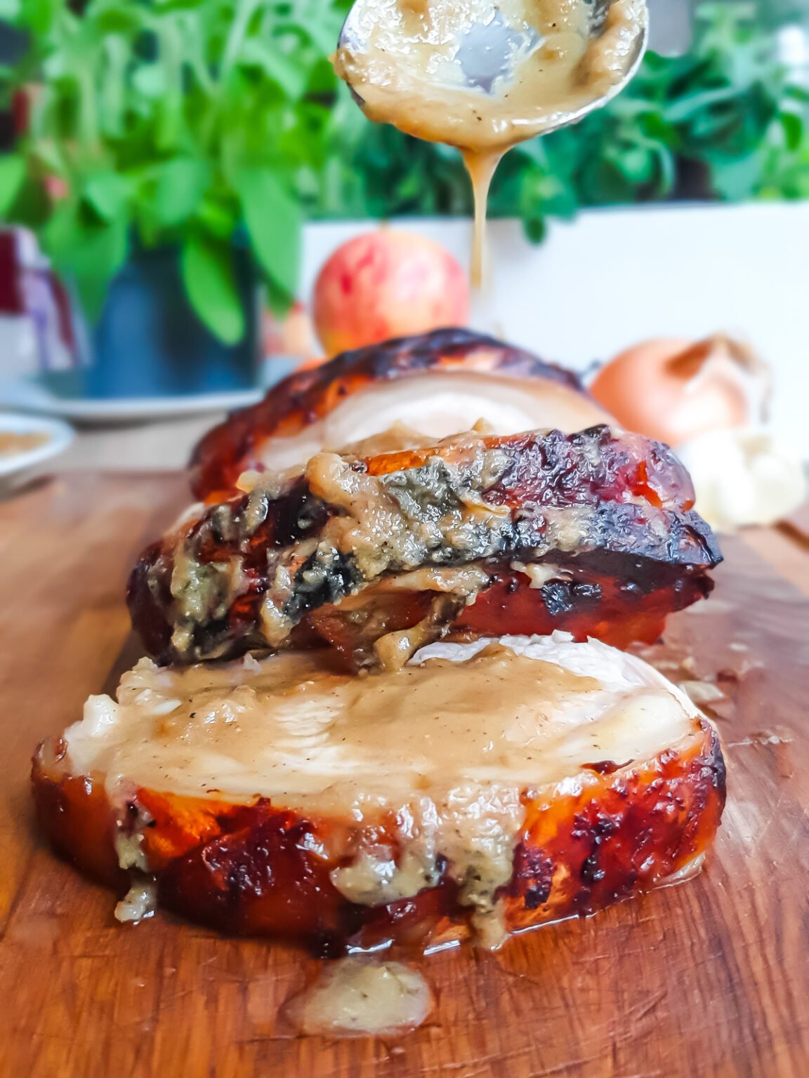 Paleo Pork Tenderloin Recipe with Apple Sauce (Whole30 + GF)