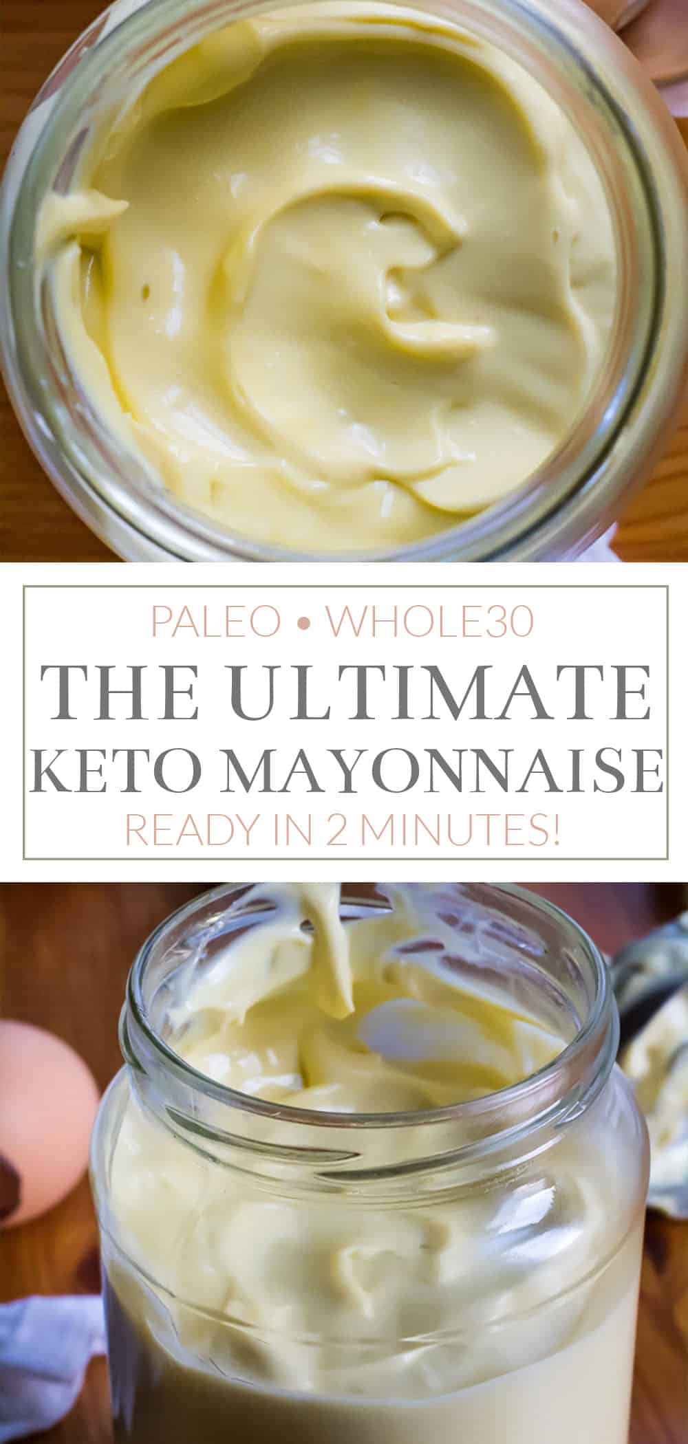 Keto Mayonnaise (healthy recipe, just 4 ingredients!)