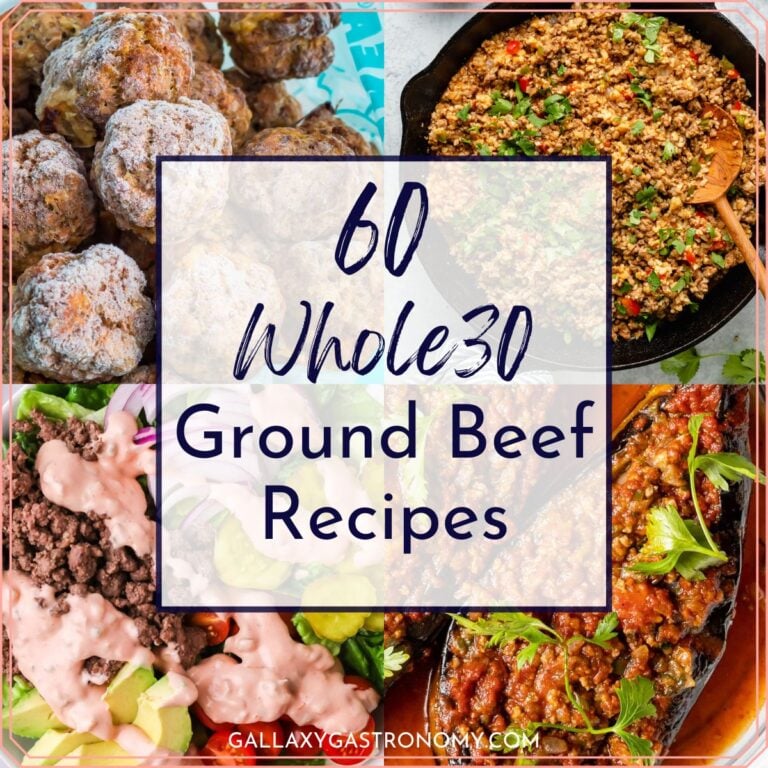 Discover a collection of 60 mouthwatering Whole30 ground beef recipes that will tantalize your taste buds.