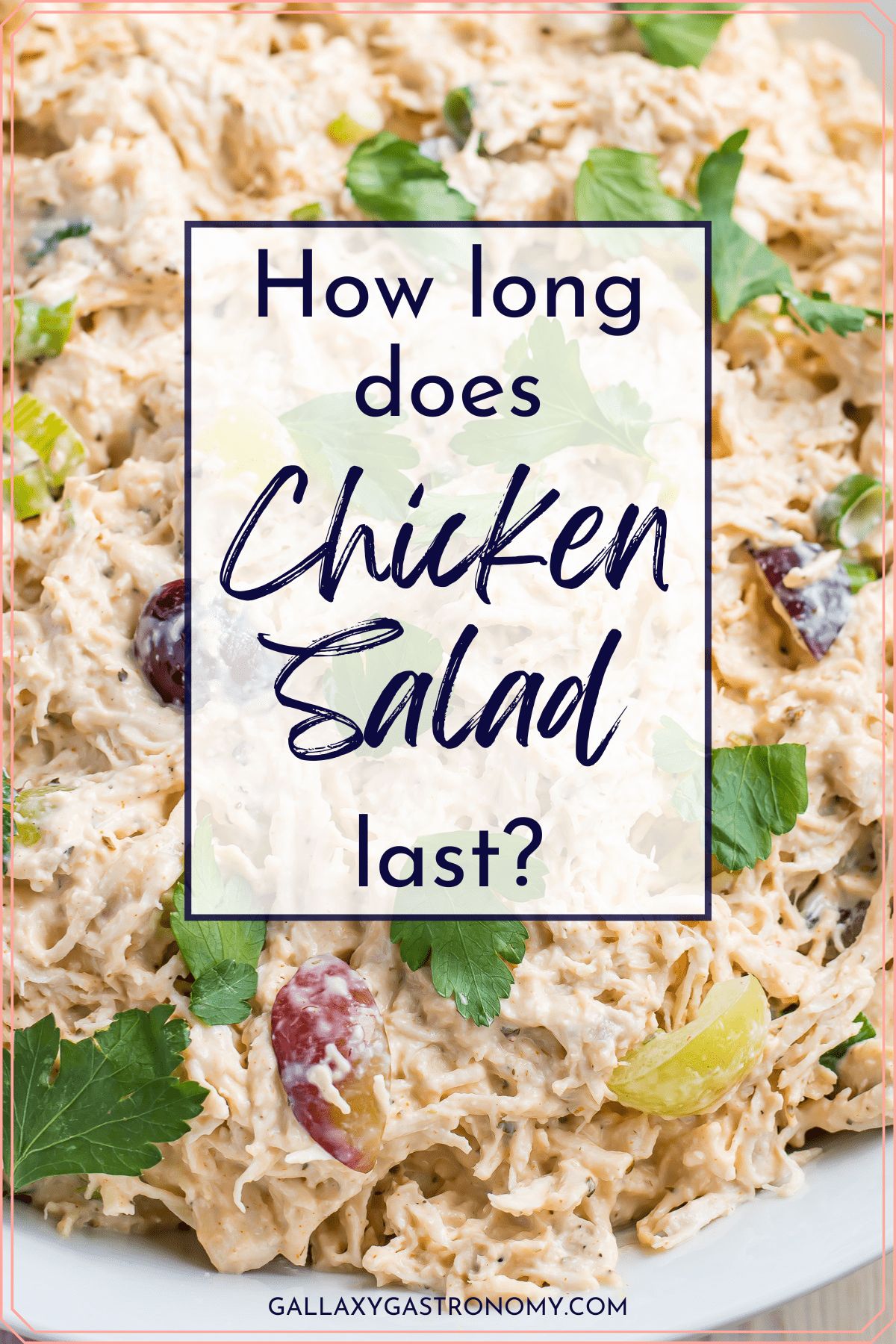 How Long Does Chicken Salad Last? (room temp, fridge, & freezer)