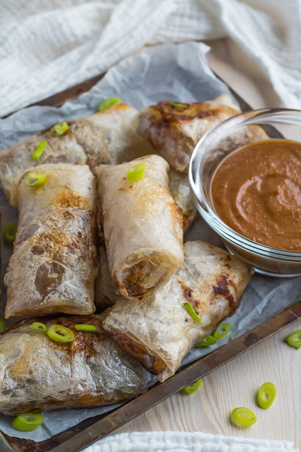 Crispy Rice Paper Dumplings (Air Fryer or PanFried)